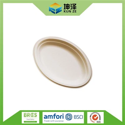 Đĩa ăn tối hình bầu dục nhỏ