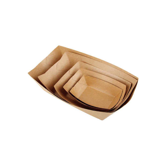Kraft Boat Tray